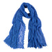 Soft Handle Pure Cotton Stole - Royal Blue