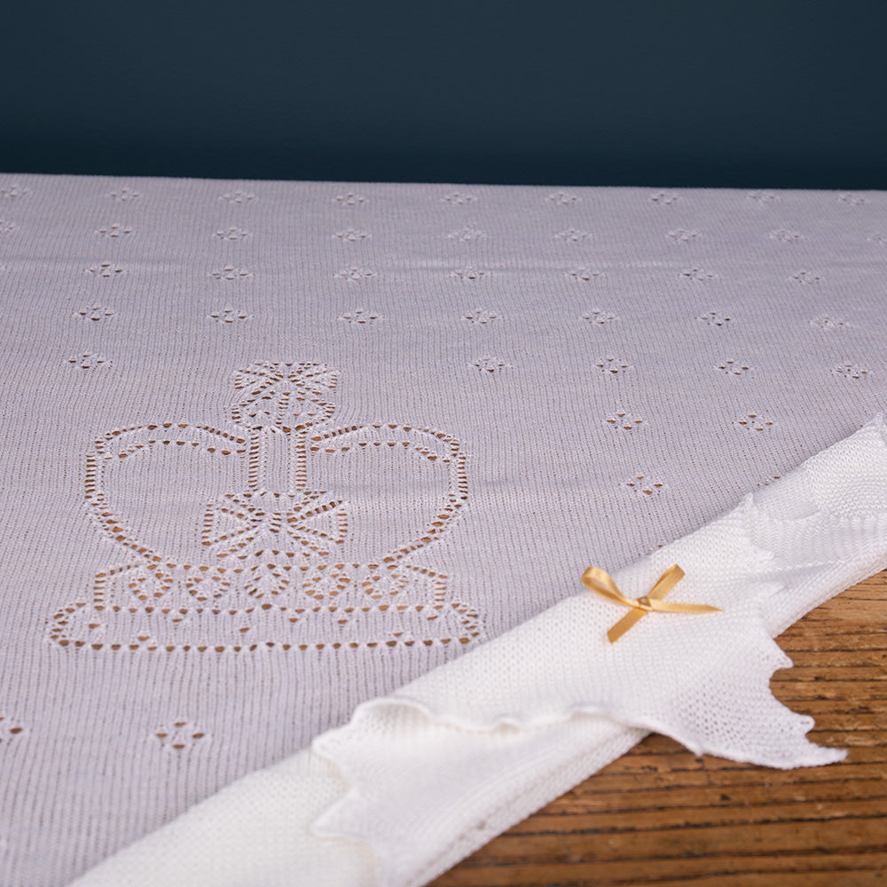 The Royal Crown Baby Shawl