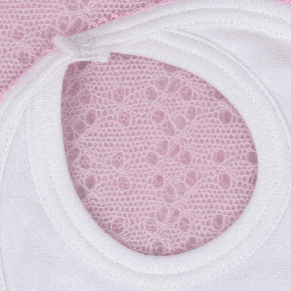 Baby Fawn Bib - Pink