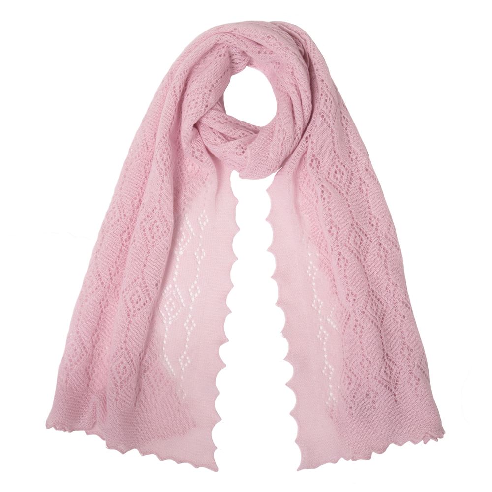 Jewel Cashmere Scarf - Pale Pink