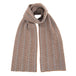 The Badminton - Geometric Chevron Scarf - Hazelnut