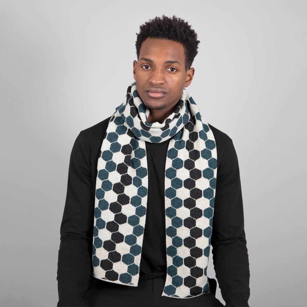 Lambswool Hexagon Scarf - Lugano