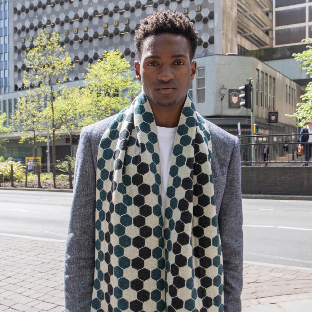 Men's Lugano Hexagon Scarf